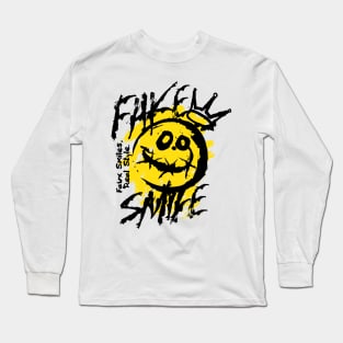 Fake Smile Long Sleeve T-Shirt